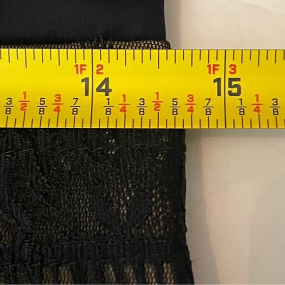 JS Collections Sheer Black Lace Date Night Party Event Dress NWOT Size 8P - Picture 12 of 13